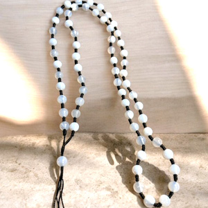 白系翡翠ネックレス紐