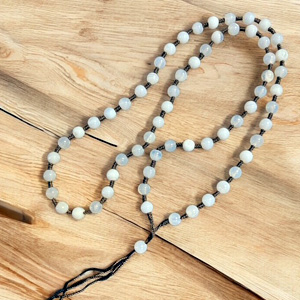 :白系翡翠ネックレス紐