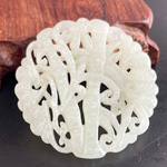 翡翠両面彫モチーフC